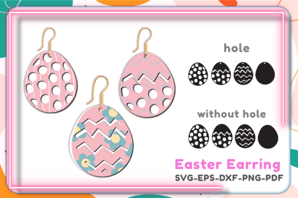 3D Layered Easter Earring: Laser Cutting Earrings Review