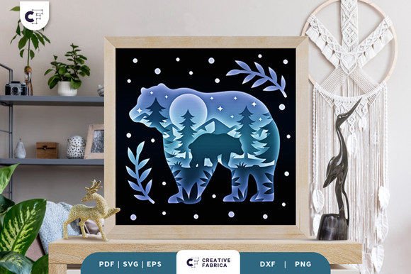 Bear Silhouette 3D SVG Animals: A Crafter’s Review
