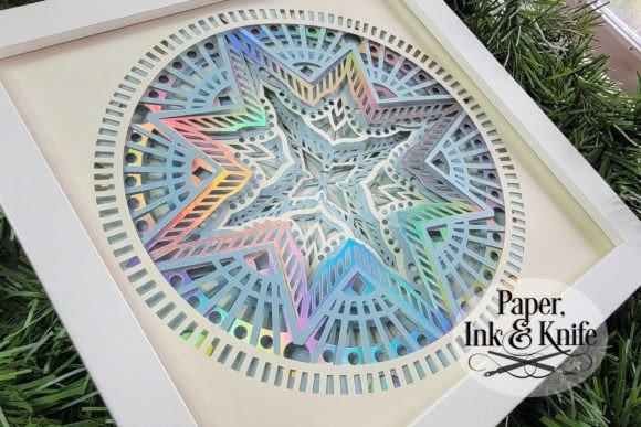 Christmas Star 3D Shadowbox Template Review