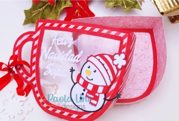 Cup Box 3D English and Spanish: A Christmas 3D SVG Review