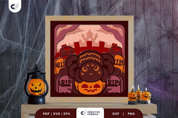 Cute Halloween Scene 3D Shadow Box: A Designer’s Review