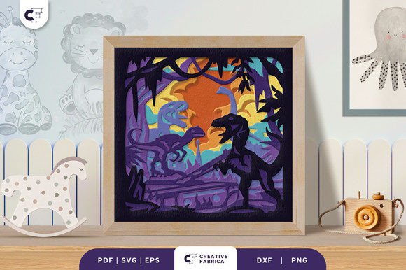 Dinosaurs Life 3D Paper Cut SVG Review
