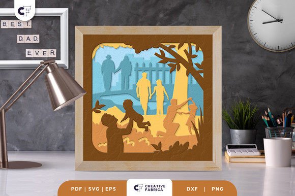 Father and Daughter Life 3D Shadow Box: A Designer’s Review of This Father S Day 3D SVG