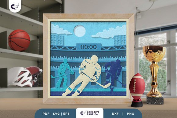 Field Hockey 3D Shadow Box Review