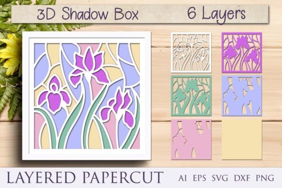 Flower Shadow Box Template, 3d Layered: A Designer’s Review for Local Business Branding