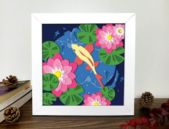 Koi Fish Shadow Box 3D: A Designer’s Review for Shadow Boxes and 3D SVG Projects