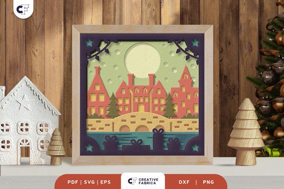 Retro Quaint Village 3D Layered Papercut: A Designerβs Review