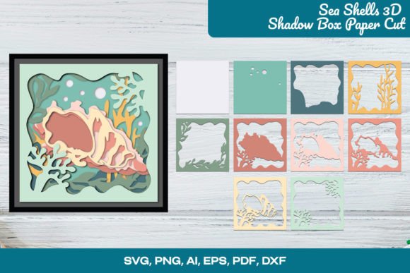 Sea Shells 3D Shadow Box Paper Cut: A Publisher’s Review