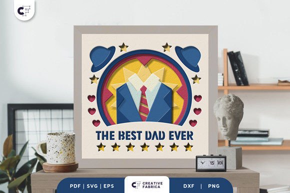 The Best Dad Ever 3D Shadow Box Review