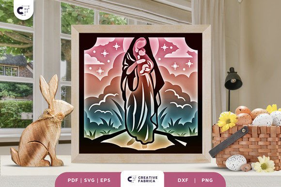 Virgin Mary 3D Shadow Box Paper Cut Review