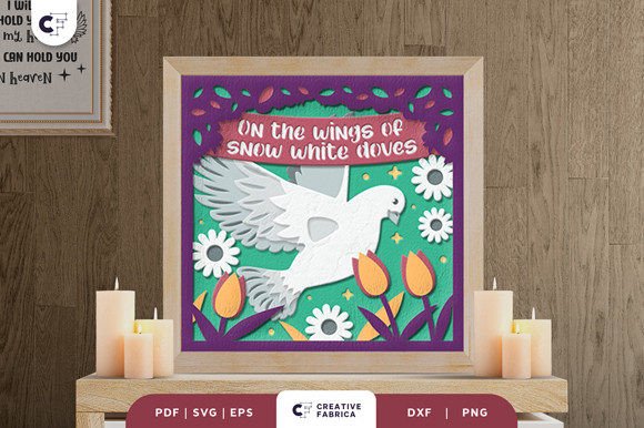 White Doves 3D Shadow Box Paper Cut: A Practical Review for Sellers